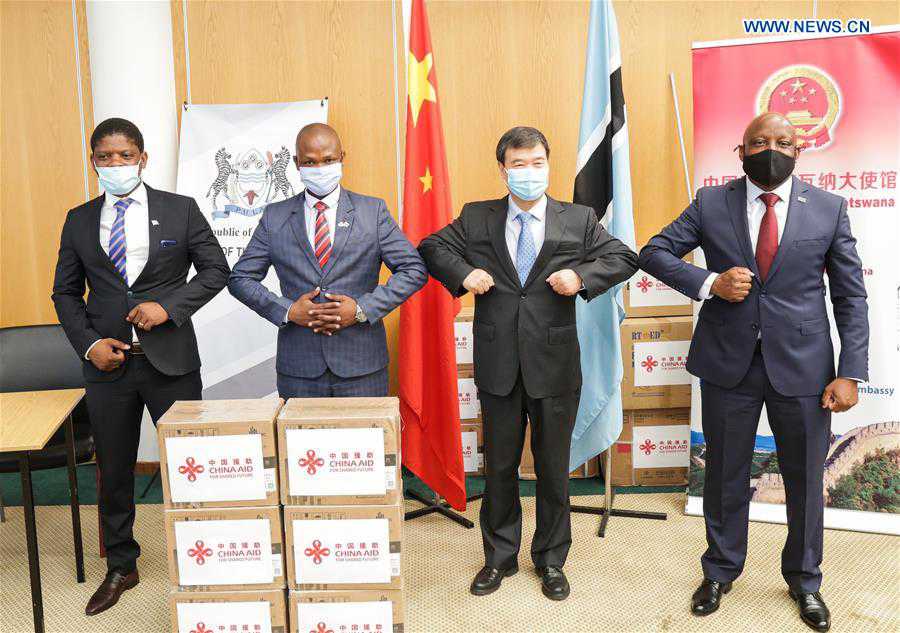 BOTSWANA-GABORONE-COVID-19-CHINA-DONATIONS