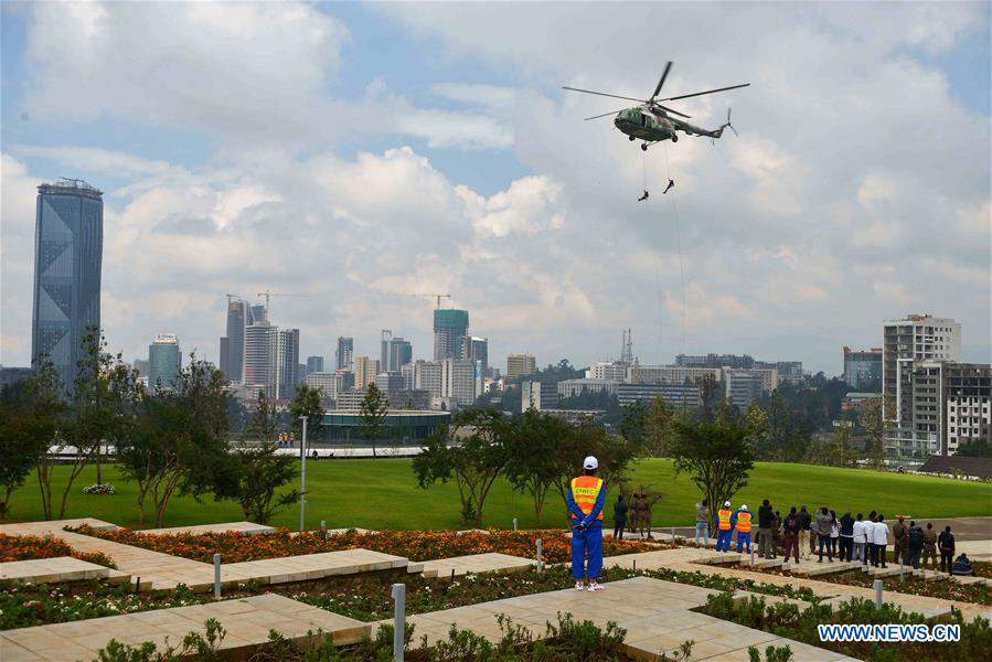 ETHIOPIA-ADDIS ABABA-CHINESE-BUILT AVENUE
