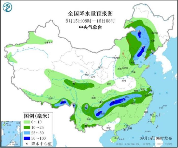 秋意渐显 新一轮强降雨由北向南 华南地区或受到影响