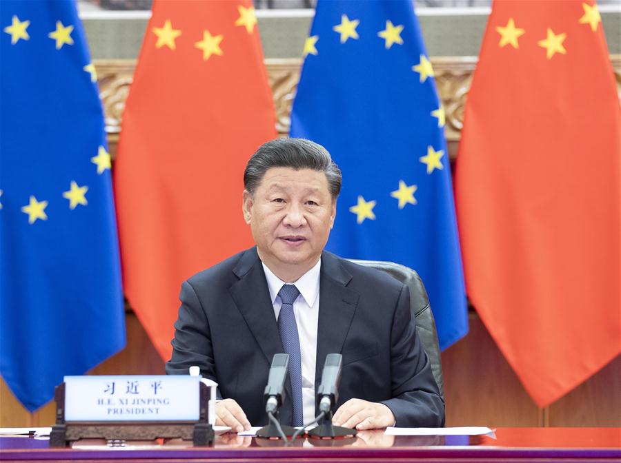 CHINA-BEIJING-XI JINPING-GERMANY-EU-MEETING (CN)