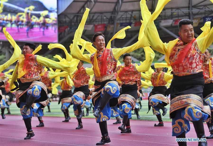 CHINA-SICHUAN-GANZI-70TH ANNIVERSARY-CELEBRATION (CN)