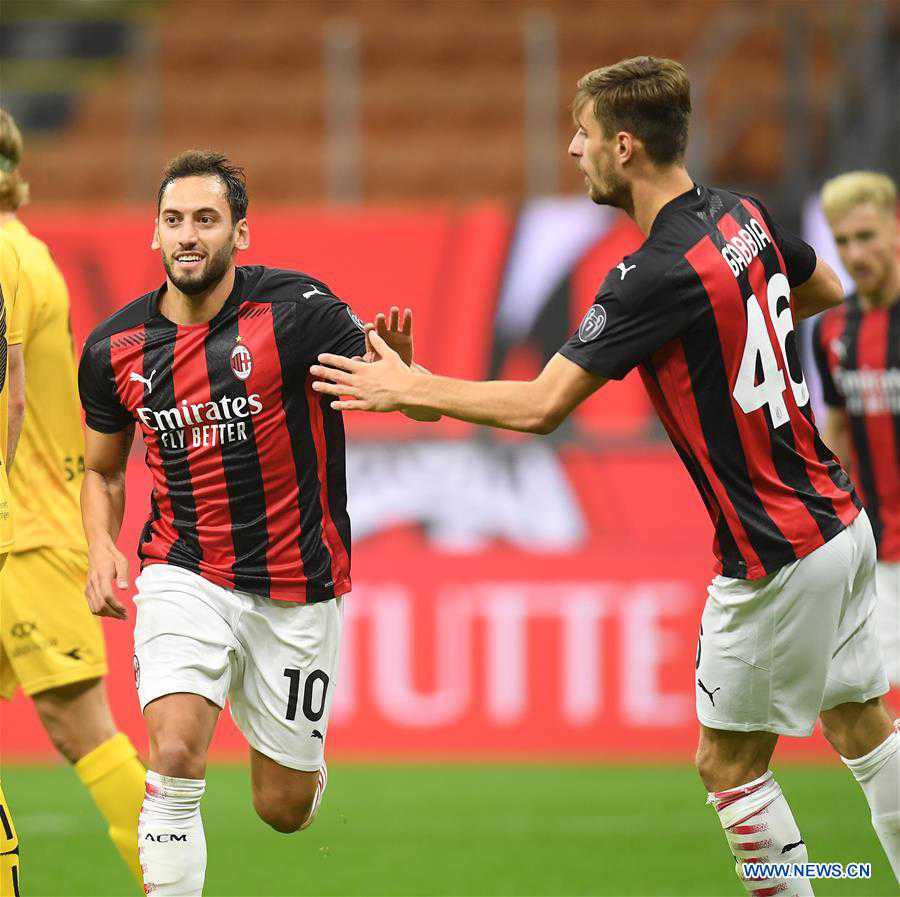 (SP)ITALY-MILAN-FOOTBALL-EUROPA LEAGUE-QUALIFING-AC MILAN VS BODOGLIMT