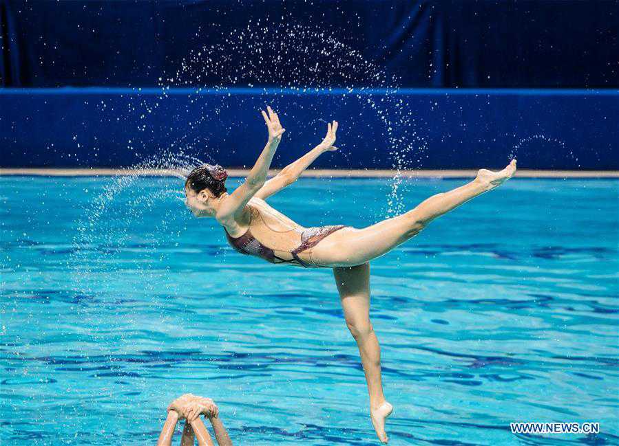 (SP)CHINA-WUHAN-ARTISTIC SWIMMING-CHINESE NATIONAL CHAMPIONSHIPS (CN)