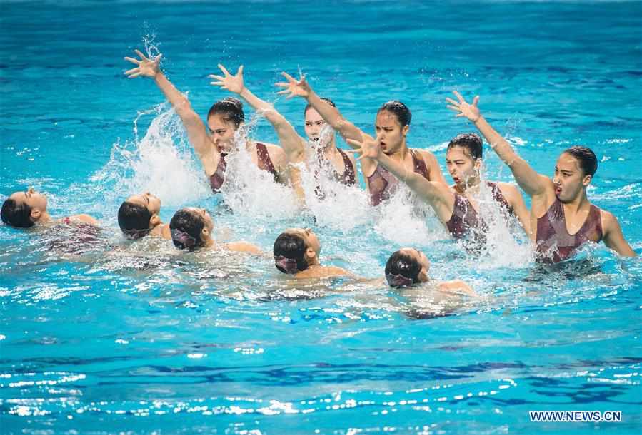 (SP)CHINA-WUHAN-ARTISTIC SWIMMING-CHINESE NATIONAL CHAMPIONSHIPS (CN)