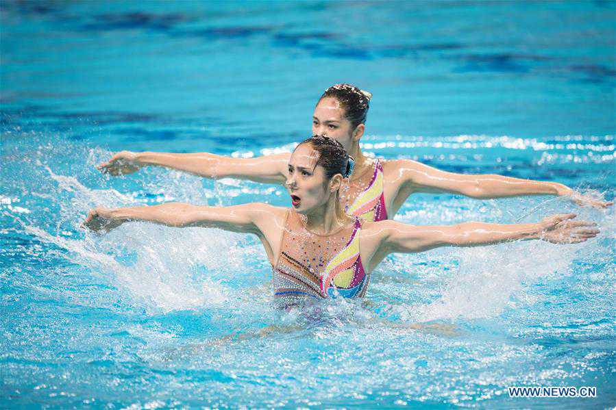 (SP)CHINA-WUHAN-ARTISTIC SWIMMING-CHINESE NATIONAL CHAMPIONSHIPS (CN)