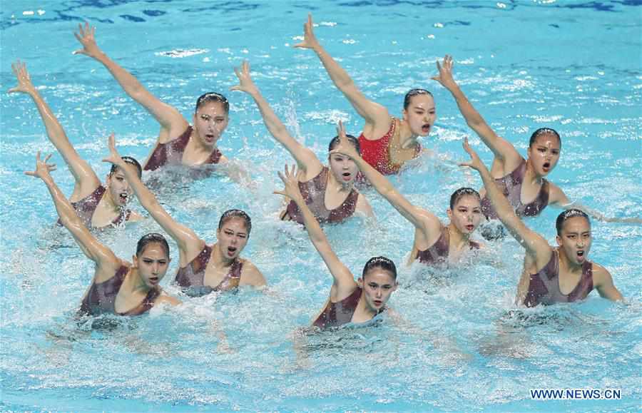 (SP)CHINA-WUHAN-ARTISTIC SWIMMING-CHINESE NATIONAL CHAMPIONSHIPS (CN)