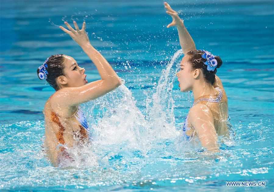 (SP)CHINA-WUHAN-ARTISTIC SWIMMING-CHINESE NATIONAL CHAMPIONSHIPS (CN)