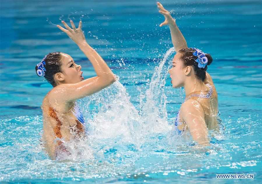 (SP)CHINA-WUHAN-ARTISTIC SWIMMING-CHINESE NATIONAL CHAMPIONSHIPS (CN)