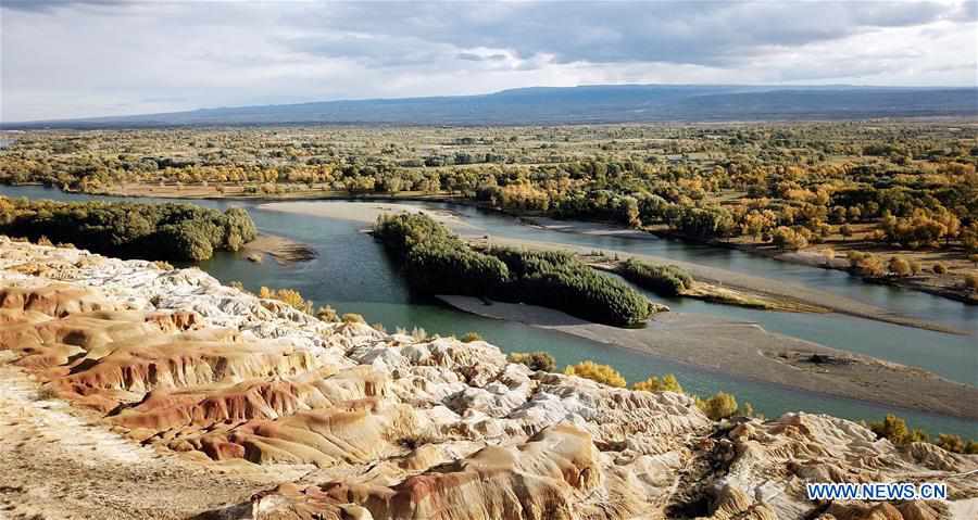 CHINA-XINJIANG-BURQIN-COLORFUL BEACH-SCENERY (CN)