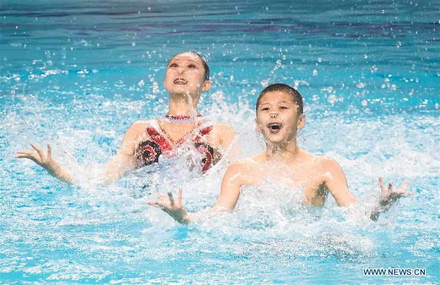 (SP)CHINA-WUHAN-ARTISTIC SWIMMING-CHINESE NATIONAL CHAMPIONSHIPS (CN)