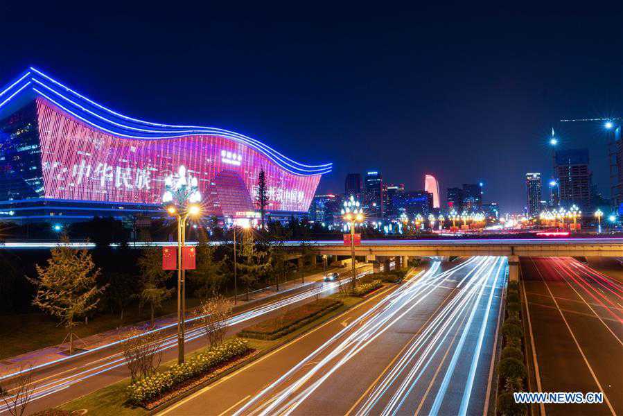 CHINA-SICHUAN-CHENGDU-LIGHT AND PROJECTION SHOW (CN)