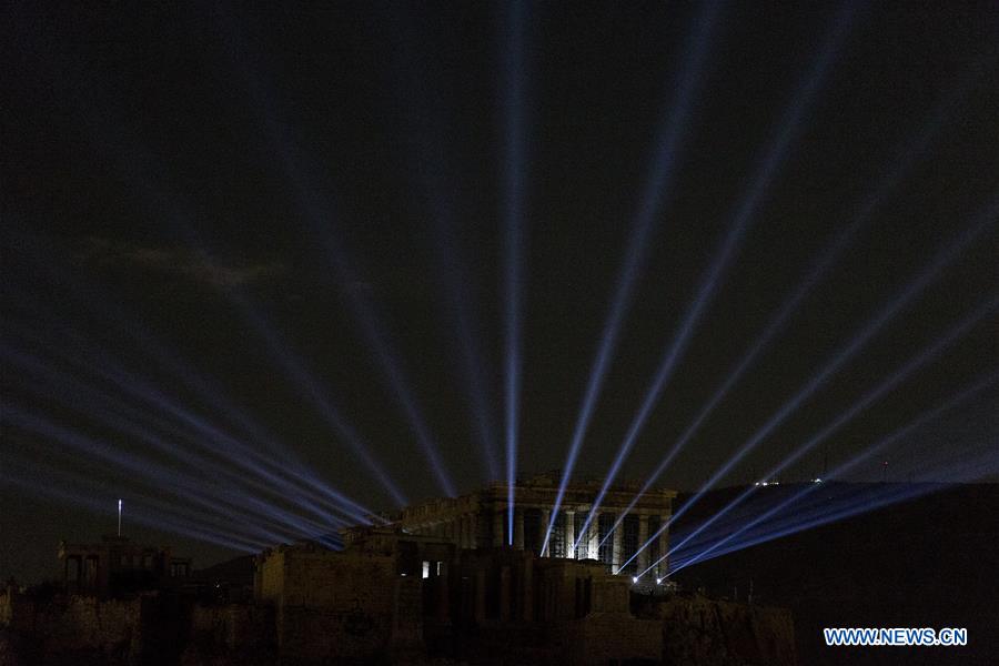 GREECE-ATHENS-ACROPOLIS-NEW LIGHTING