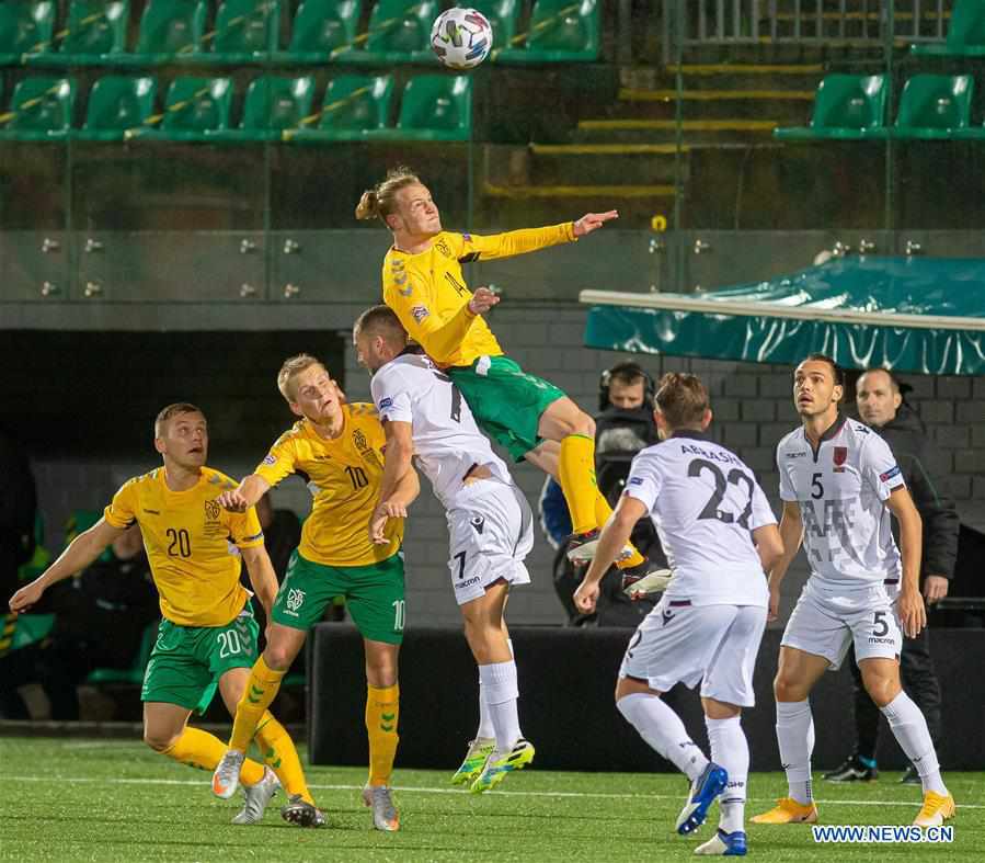 (SP)LITHUANIA-VILNIUS-FOOTBALL-UEFA NATIONS LEAGUE-LITHUANIA VS ALBANIA