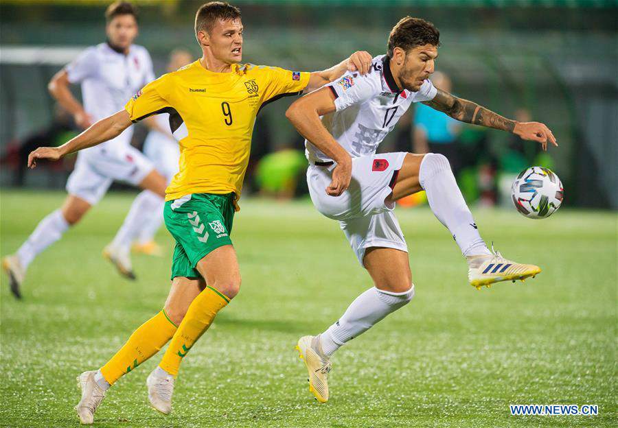 (SP)LITHUANIA-VILNIUS-FOOTBALL-UEFA NATIONS LEAGUE-LITHUANIA VS ALBANIA