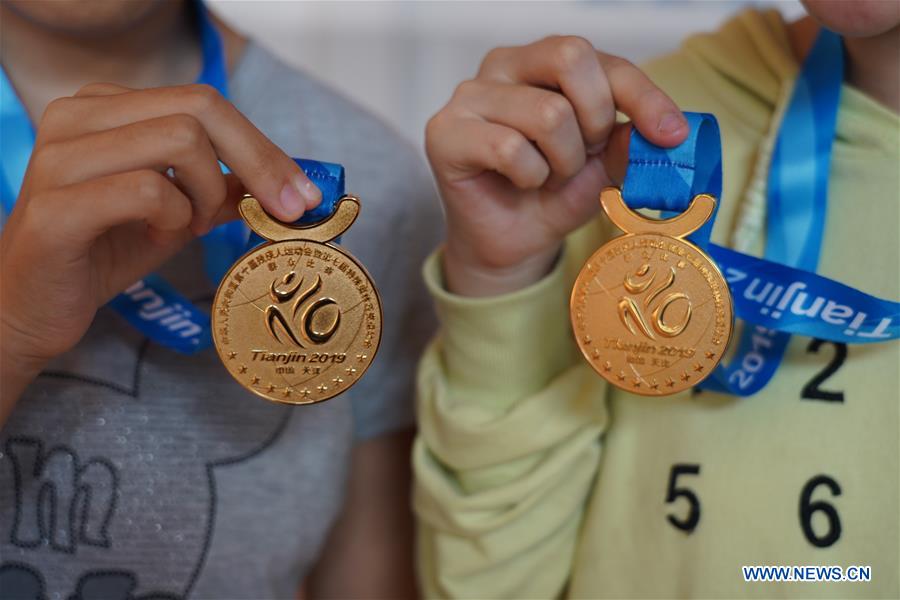 (SP)CHINA-NANCHANG-CHILDREN-VISUAL IMPAIRMENT-ROPE SKIPPING TEAM (CN)