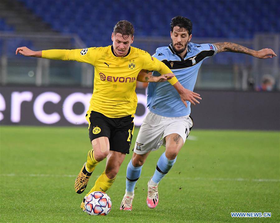 (SP)ITALY-ROME-FOOTBALL-UEFA CHAMPIONS LEAGUE-LAZIO VS DORTMUND