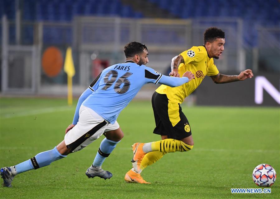 (SP)ITALY-ROME-FOOTBALL-UEFA CHAMPIONS LEAGUE-LAZIO VS DORTMUND