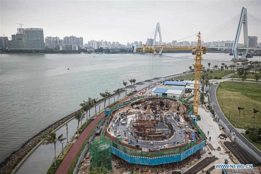 CHINA-HAINAN-HAIKOU BAY-LIBRARY-CONSTRUCTION (CN)