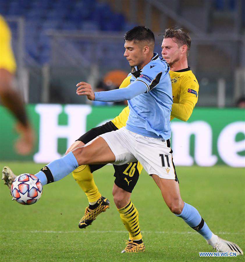 (SP)ITALY-ROME-FOOTBALL-UEFA CHAMPIONS LEAGUE-LAZIO VS DORTMUND