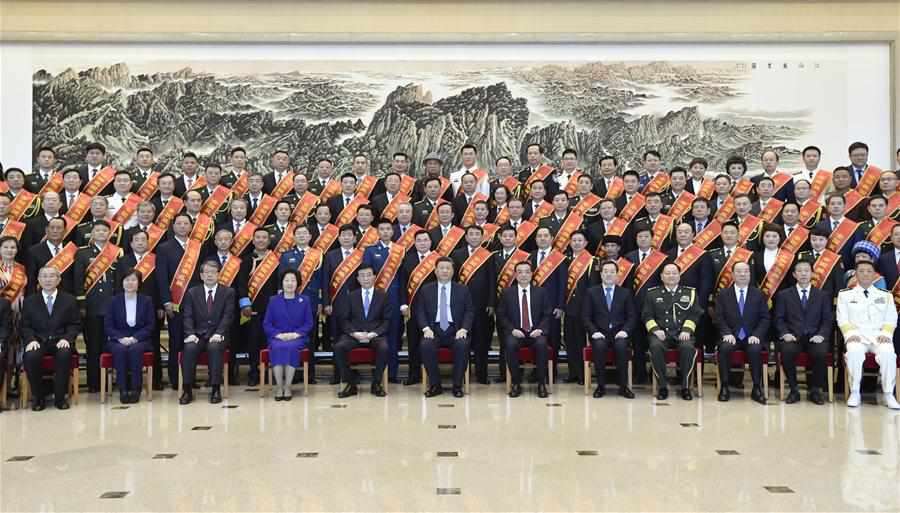 CHINA-BEIJING-XI JINPING-ROLE MODELS-MEETING (CN)