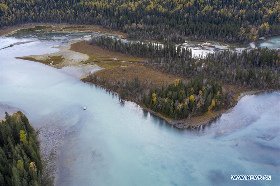 (SkyEye) CHINA-XINJIANG-ALTAY-AERIAL VIEW (CN)