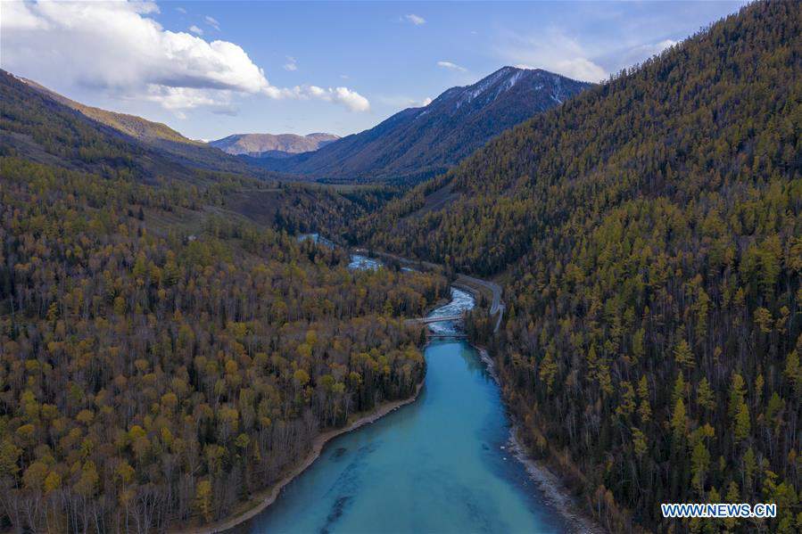 (SkyEye) CHINA-XINJIANG-ALTAY-AERIAL VIEW (CN)
