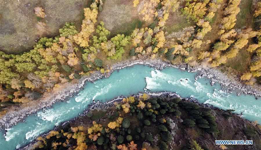 (SkyEye) CHINA-XINJIANG-ALTAY-AERIAL VIEW (CN)