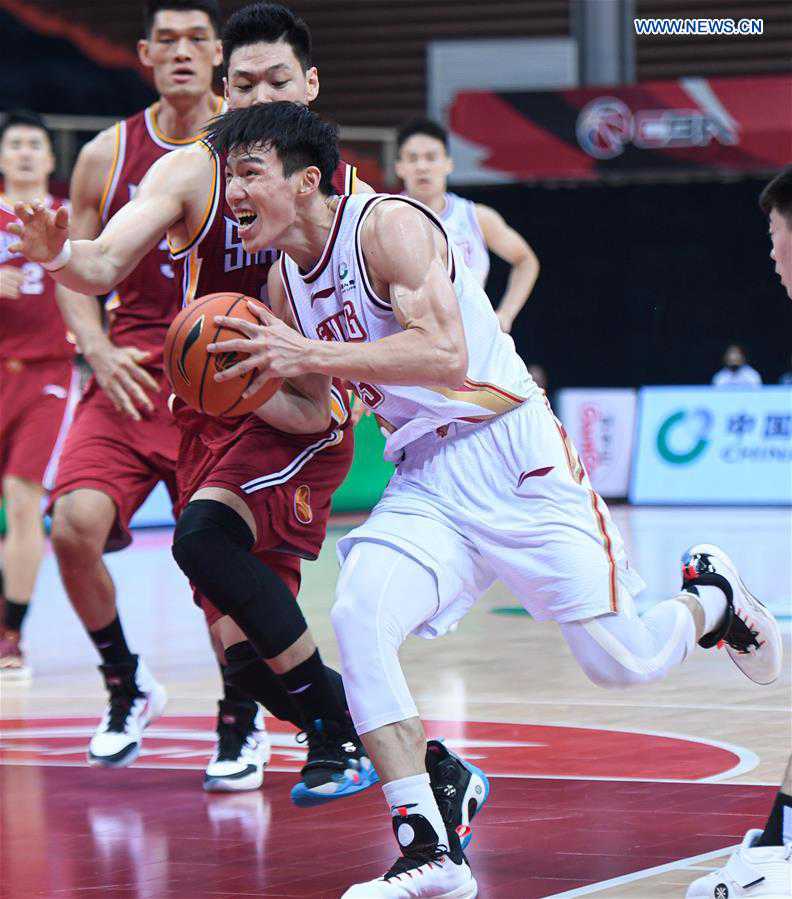 (SP)CHINA-ZHEJIANG-ZHUJI-BASKETBALL-CBA LEAGUE-ZHEJIANG VS SHANXI (CN)