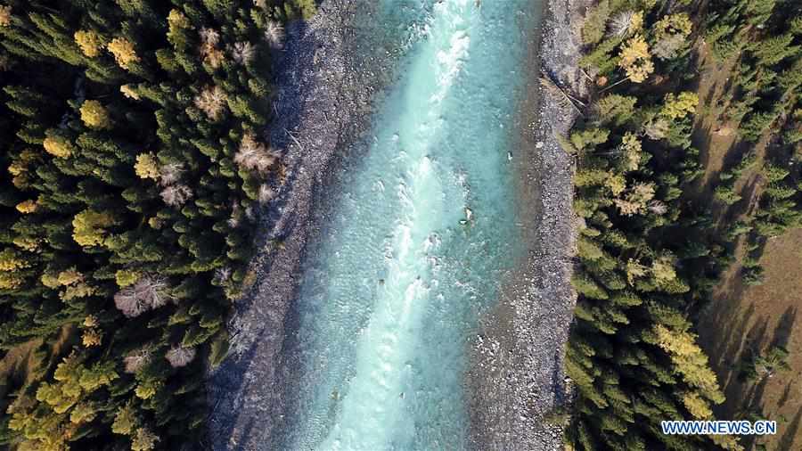 (SkyEye) CHINA-XINJIANG-ALTAY-AERIAL VIEW (CN)