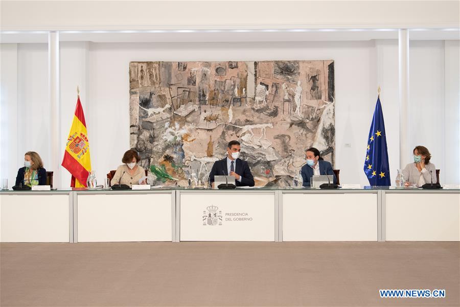 SPAIN-MADRID-COVID-19-STATE OF ALARM-PM-MEETING