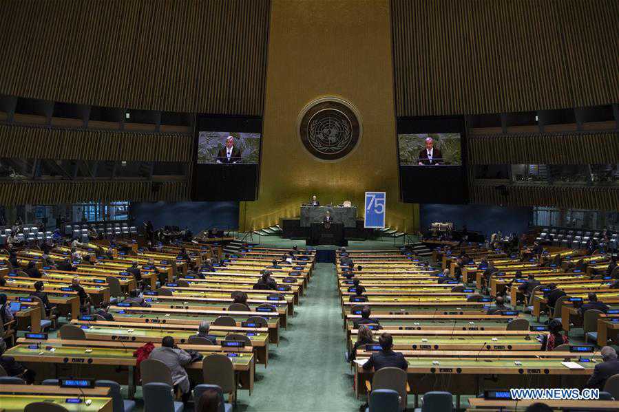 UN-UNGA-PLENARY MEETING-UNITED NATIONS DAY-INT'L COOPERATION