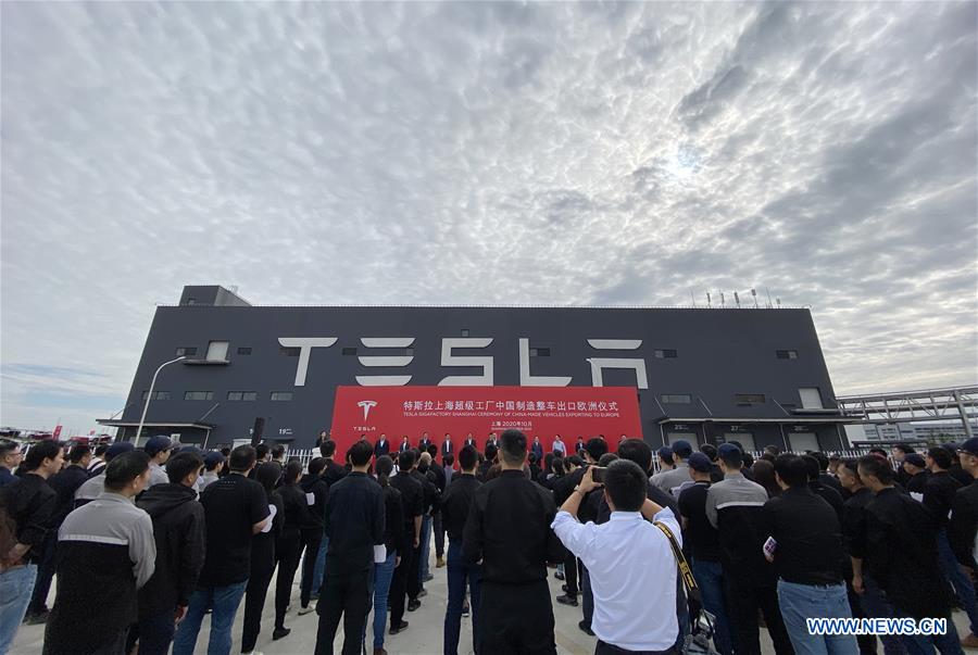 CHINA-SHANGHAI-TESLA-MADE-IN-CHINA MODEL 3-EXPORT-EUROPE (CN)