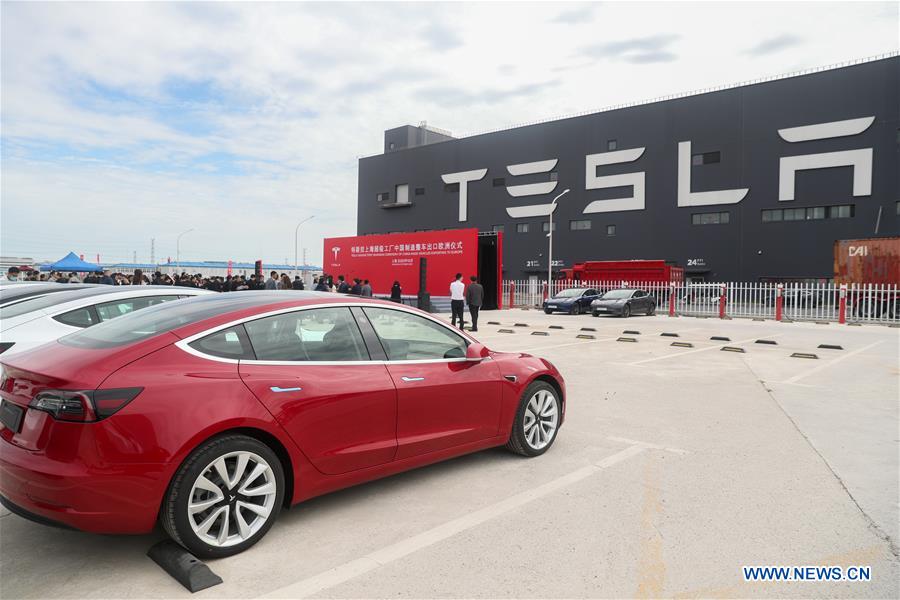 CHINA-SHANGHAI-TESLA-MADE-IN-CHINA MODEL 3-EXPORT-EUROPE (CN)