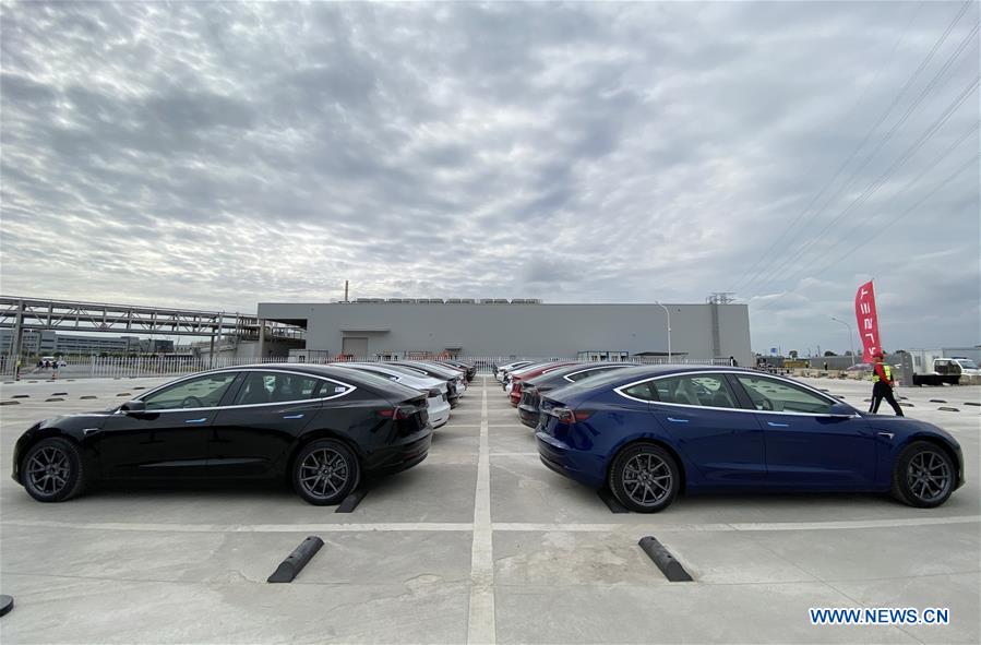 CHINA-SHANGHAI-TESLA-MADE-IN-CHINA MODEL 3-EXPORT-EUROPE (CN)