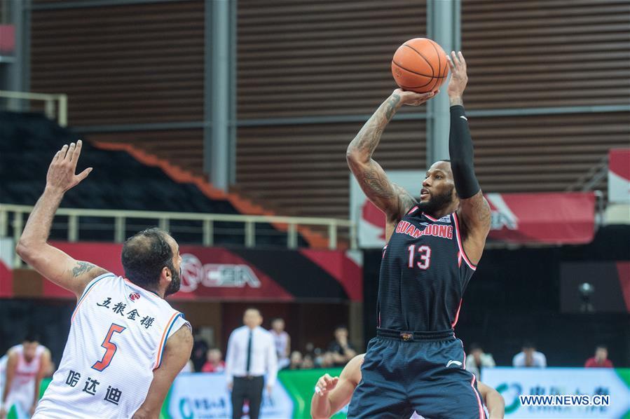 (SP)CHINA-ZHUJI-BASKETBALL-CBA LEAGUE-GUANGDONG VS SICHUAN (CN)