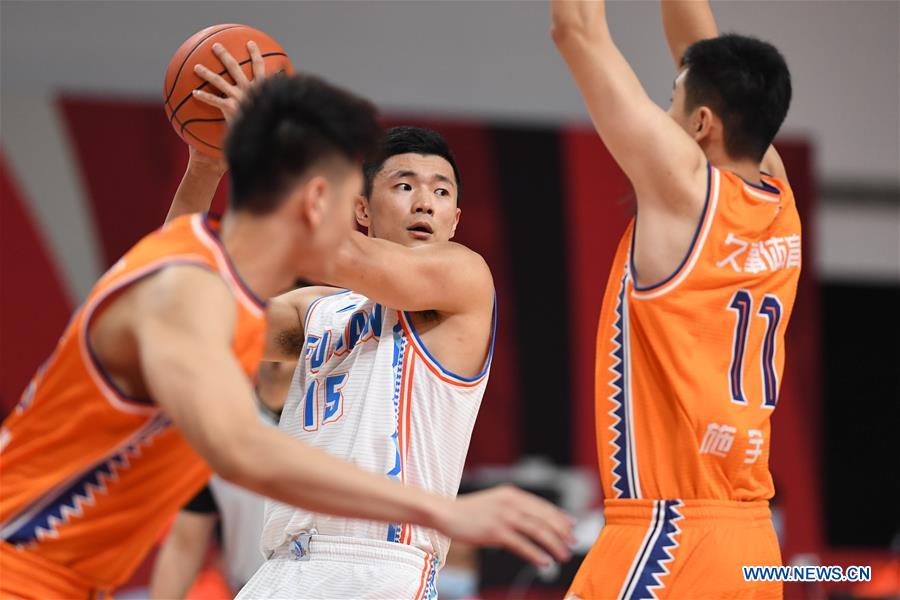 (SP)CHINA-ZHUJI-BASKETBALL-CBA LEAGUE-FUJIAN VS SHANGHAI (CN)