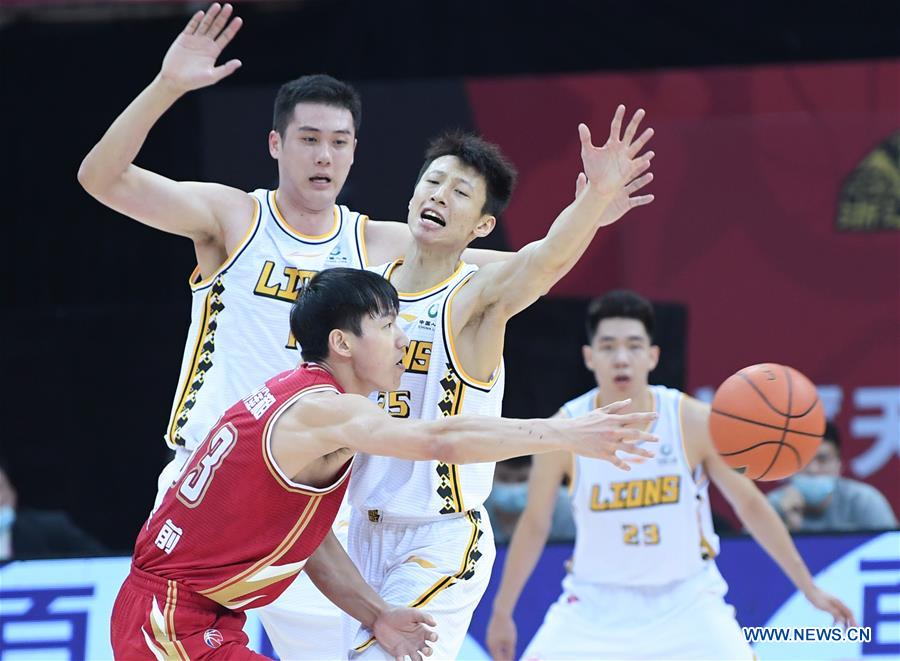 (SP)CHINA-ZHUJI-BASKETBALL-CBA LEAGUE-ZHEJIANG LIONS VS ZHEJIANG GOLDEN BULLS (CN)