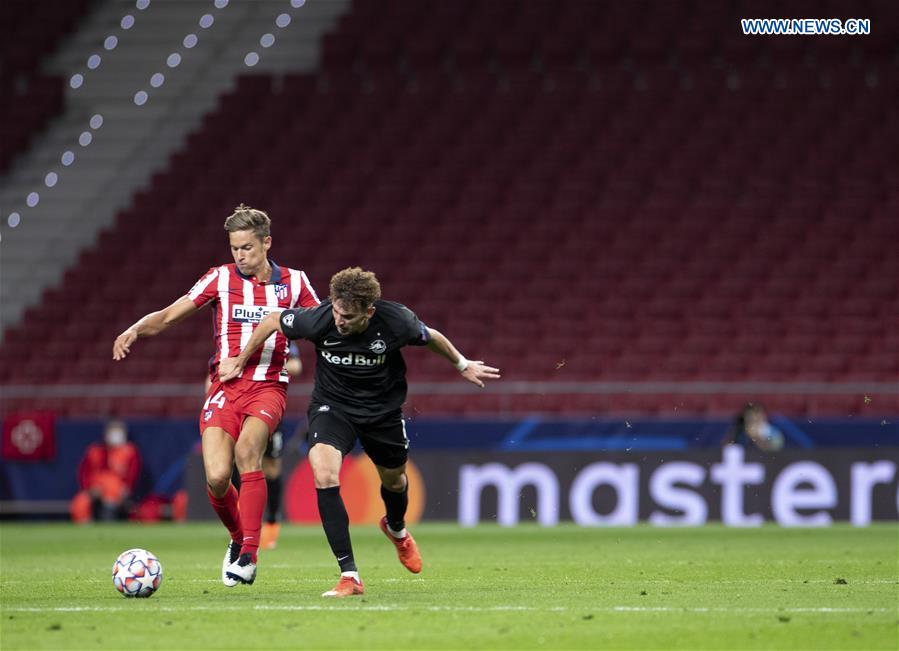 (SP)SPAIN-MADRID-FOOTBALL-UEFA CHAMPIONS LEAGUE-ATLETICO MADRID VS RB SALZBURG