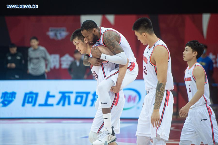 (SP)CHINA-ZHUJI-BASKETBALL-CBA LEAGUE-BEIJING DUCKS VS GUANGDONG SOUTHERN TIGERS (CN)