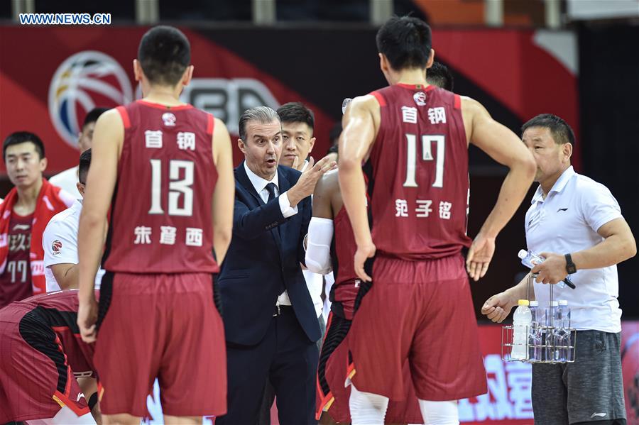 (SP)CHINA-ZHUJI-BASKETBALL-CBA LEAGUE-BEIJING DUCKS VS GUANGDONG SOUTHERN TIGERS (CN)