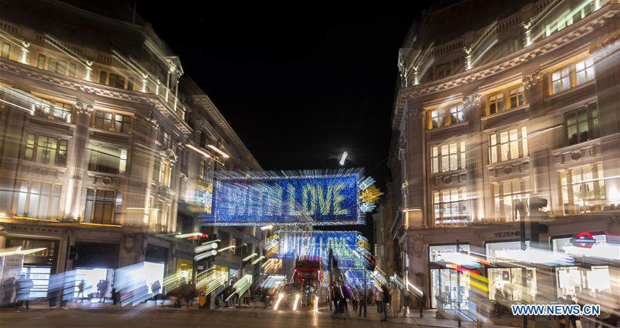 BRITAIN-LONDON-OXFORD STREET-CHRISTMAS LIGHT-2020 HEROS