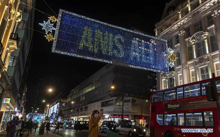 BRITAIN-LONDON-OXFORD STREET-CHRISTMAS LIGHT-2020 HEROS