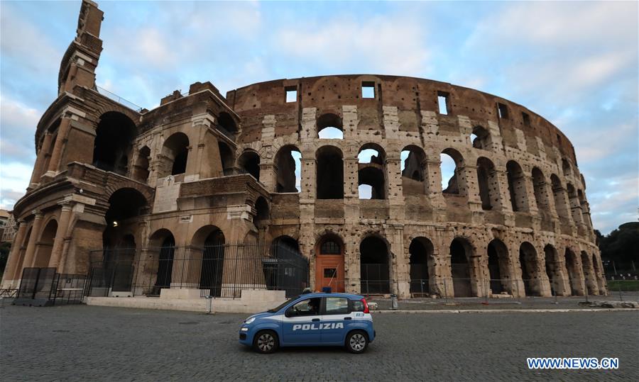 ITALY-ROME-COVID-19-CURFEW-COLOSSEUM