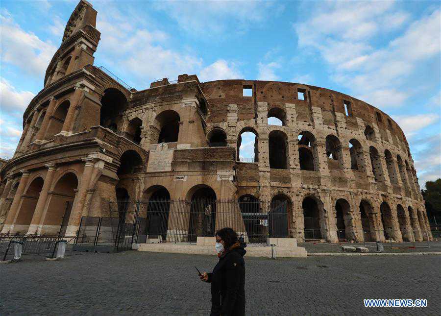 ITALY-ROME-COVID-19-CURFEW-COLOSSEUM