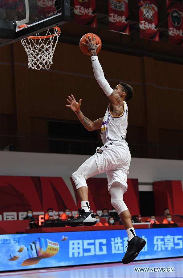 (SP)CHINA-ZHUJI-BASKETBALL-CBA LEAGUE-BEIJING ROYAL FIGHTERS VS XINJIANG FLYING TIGERS (CN)