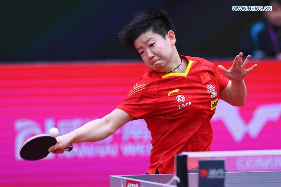 (SP)CHINA-WEIHAI-TABLE TENNIS-ITTF-WOMEN'S WORLD CUP (CN)