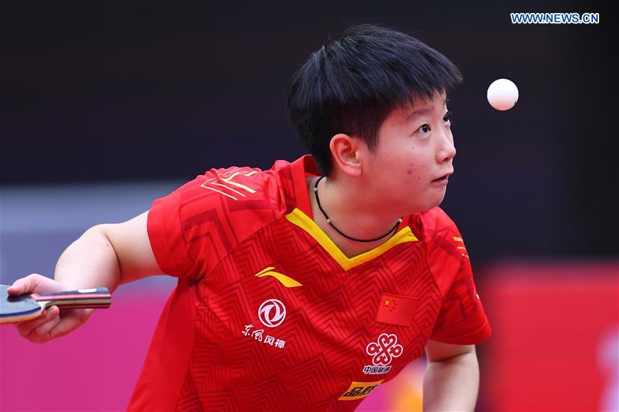 (SP)CHINA-WEIHAI-TABLE TENNIS-ITTF-WOMEN'S WORLD CUP (CN)