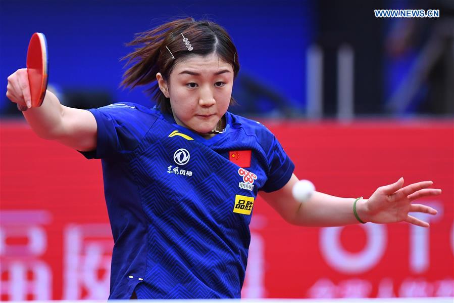 (SP)CHINA-WEIHAI-TABLE TENNIS-ITTF-WOMEN'S WORLD CUP (CN)