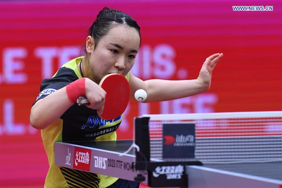 (SP)CHINA-WEIHAI-TABLE TENNIS-ITTF-WOMEN'S WORLD CUP (CN)