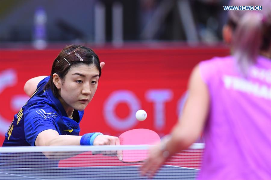 (SP)CHINA-WEIHAI-TABLE TENNIS-ITTF-WOMEN'S WORLD CUP (CN)